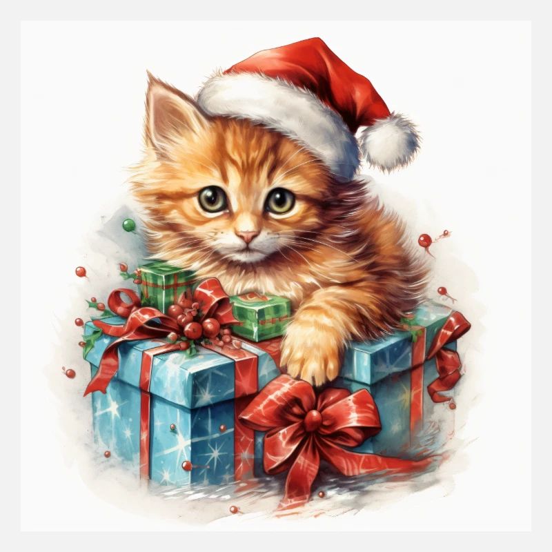 Chaton de Noël 2