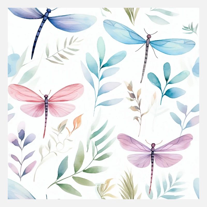 Libellule à l’aquarelle