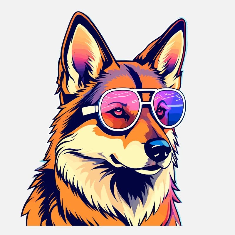 German Shepherd Illustration