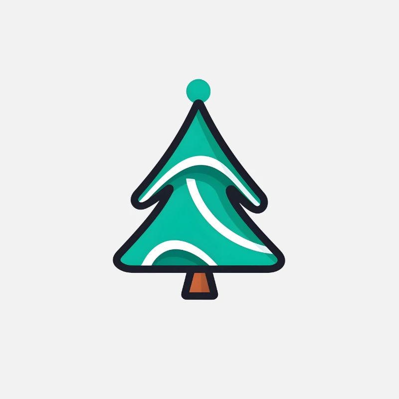 Comic Christmas Tree Design - Christmas Tree Crist Tree