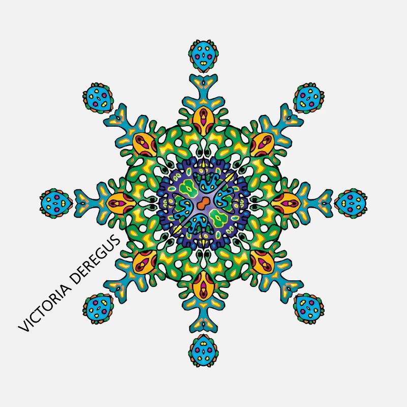 Flocon de neige de Noël par Victoria Deregus 05