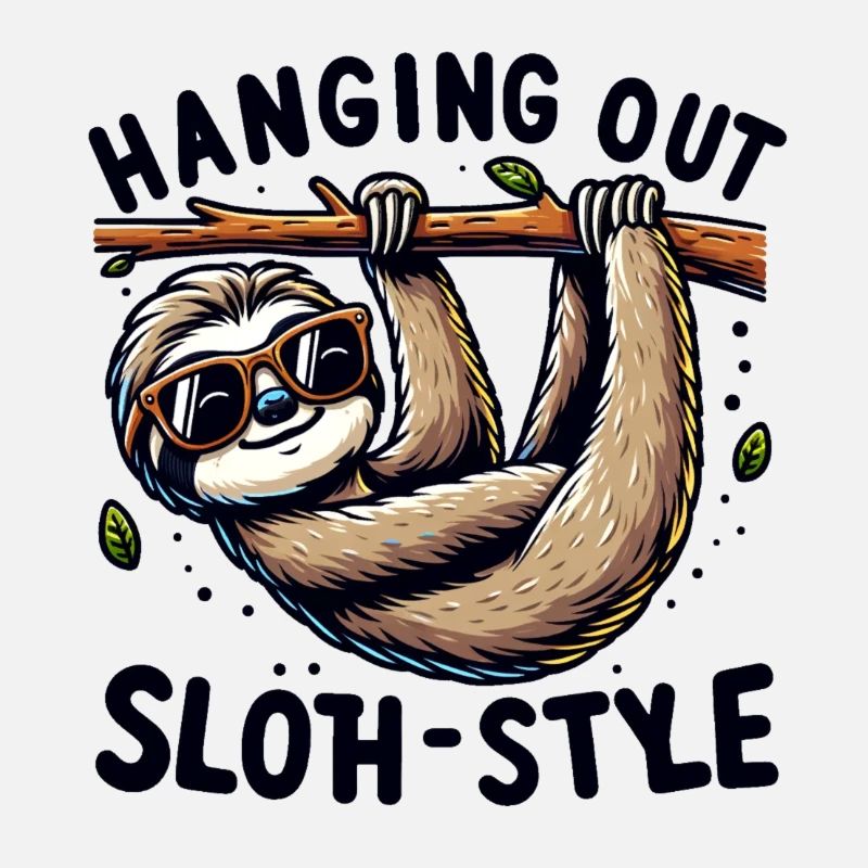 Hanging out Sloth style