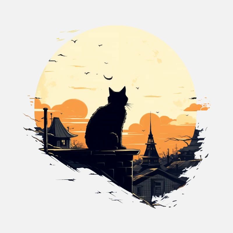 Chat solitaire