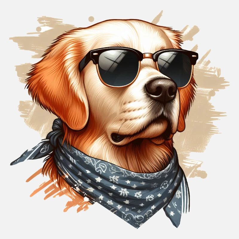 Retriver doré Splash Art