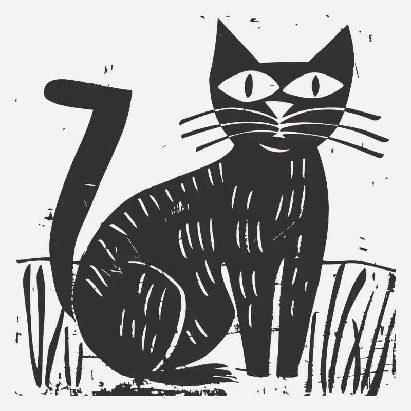 Black Cat Pet Kitten Punt Purr