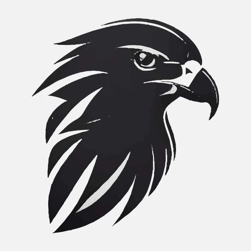 Aigle Oiseau de proie tête