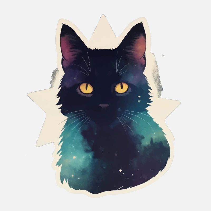 Chat dans les étoiles