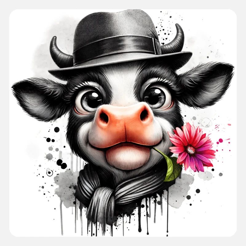 Cow as a gentleman