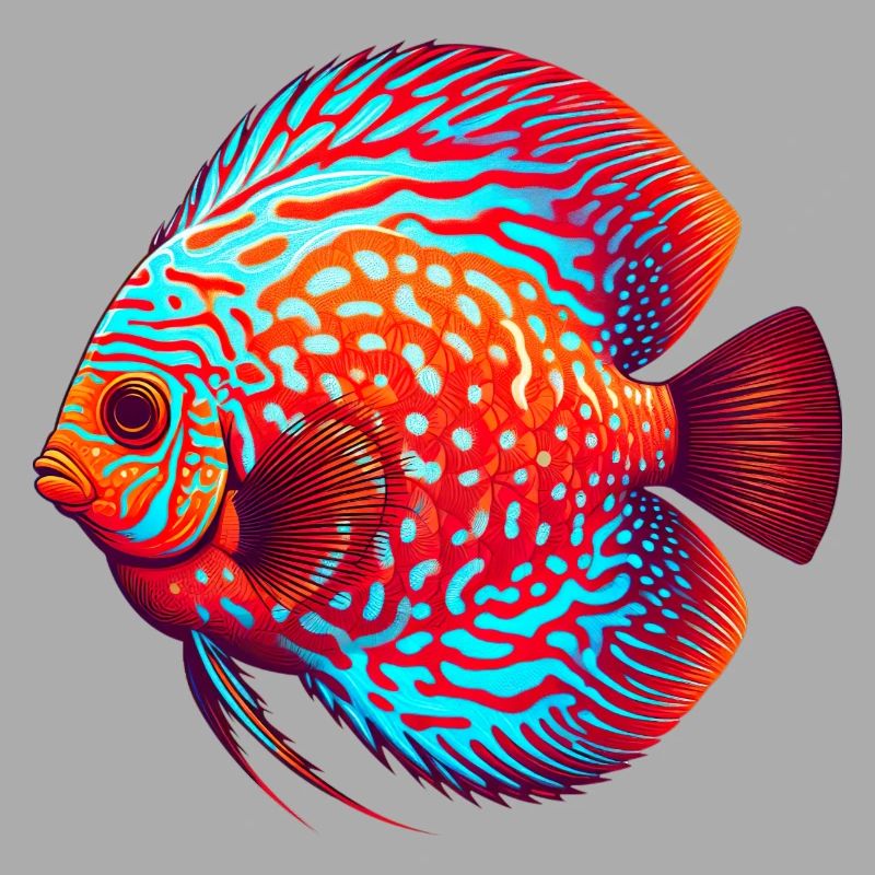 Diskusbuntbarsch rot