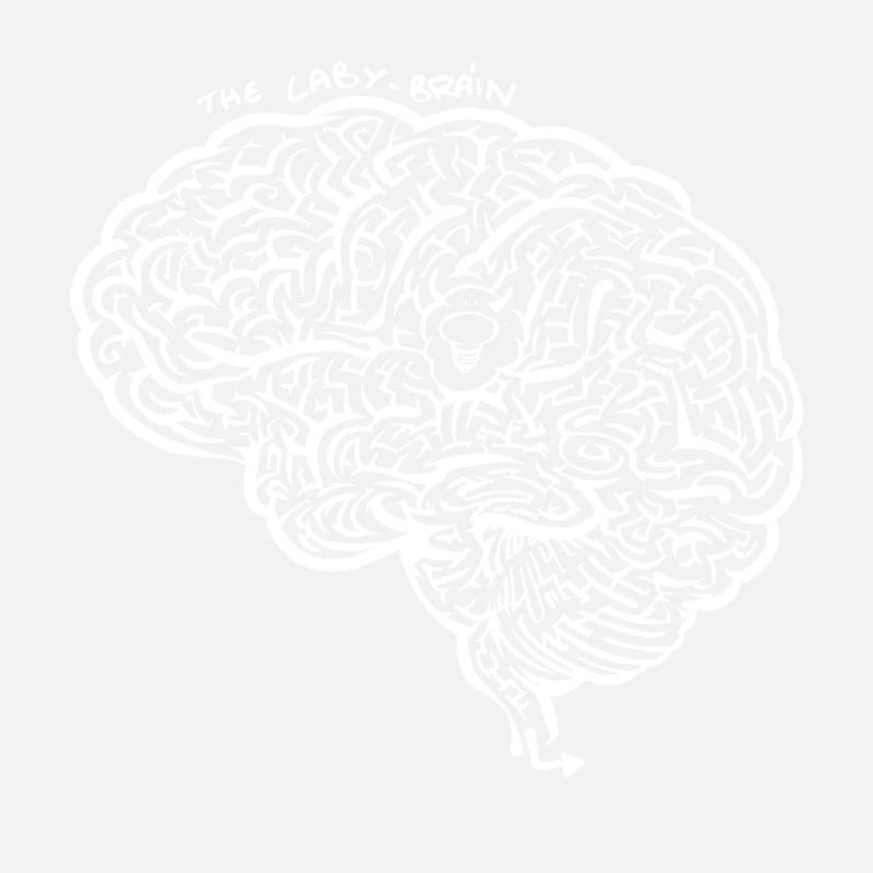Laby Brain (monochrome blanc)