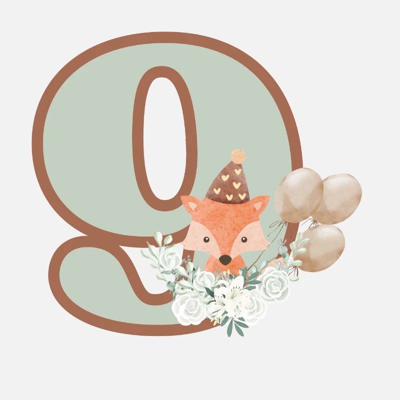 9. Geburtstag Fuchs Blumen