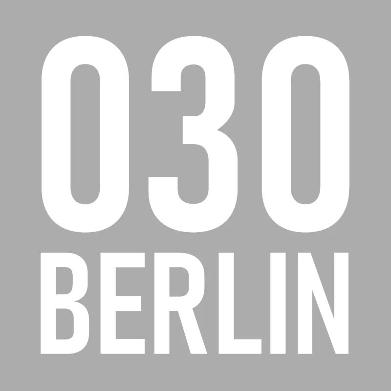 030 - Null Drei Null - Berlin - Area Code - Phone