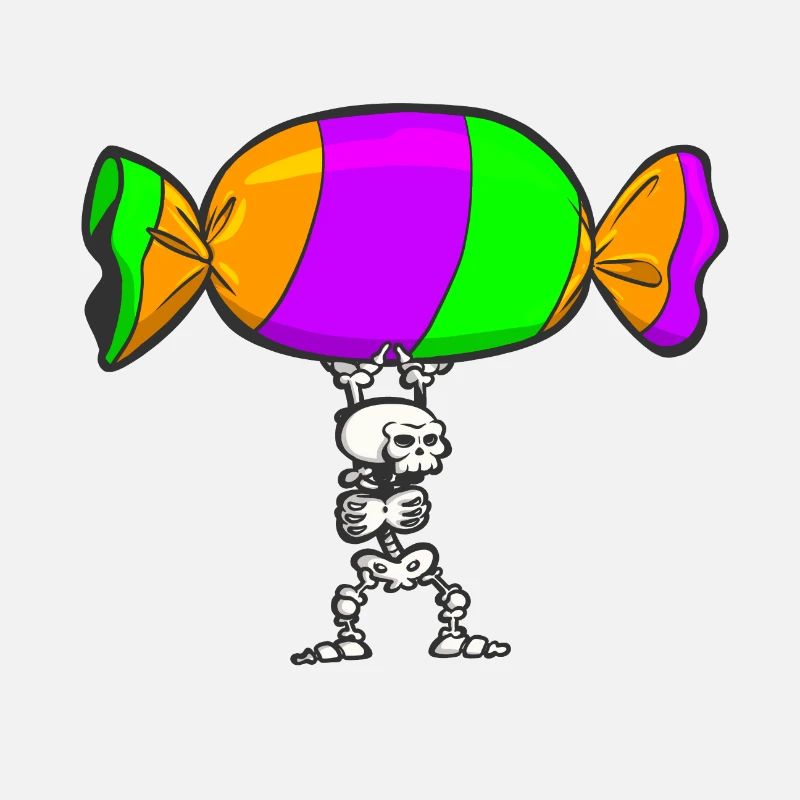 Halloween Skelett
