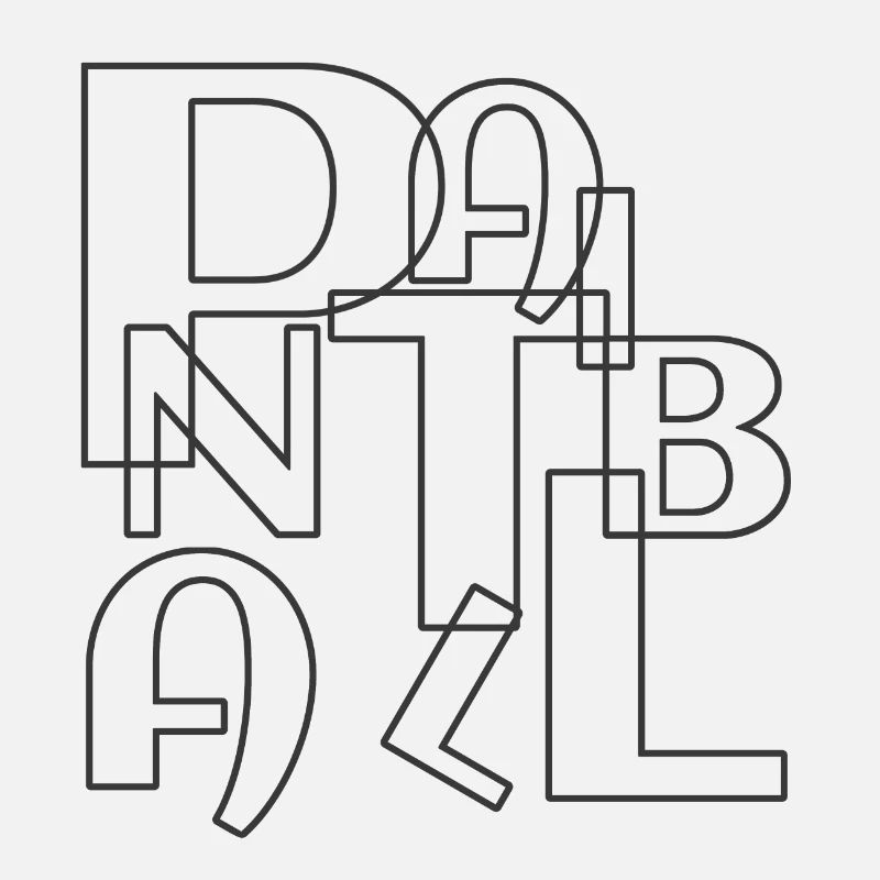 Intersected Paintball letters