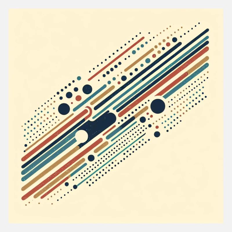 Schlichtes Streifendesign