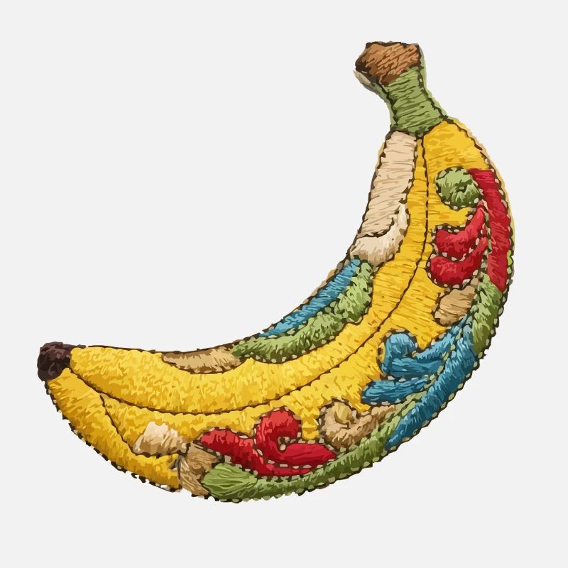 Banane brodée