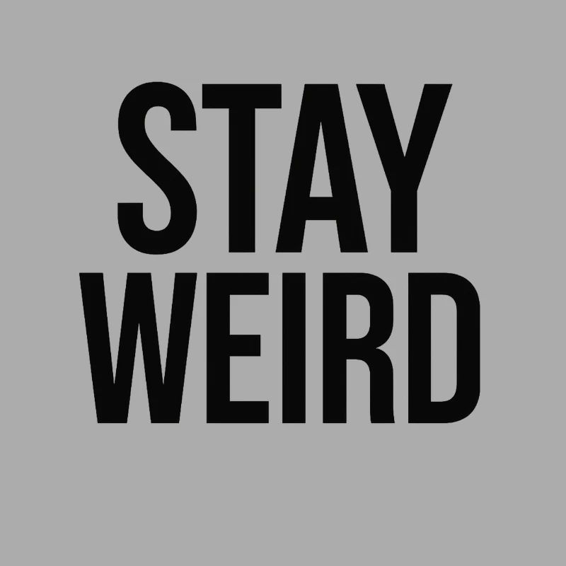 Une conception graphique 2D présente l’expression STAY W