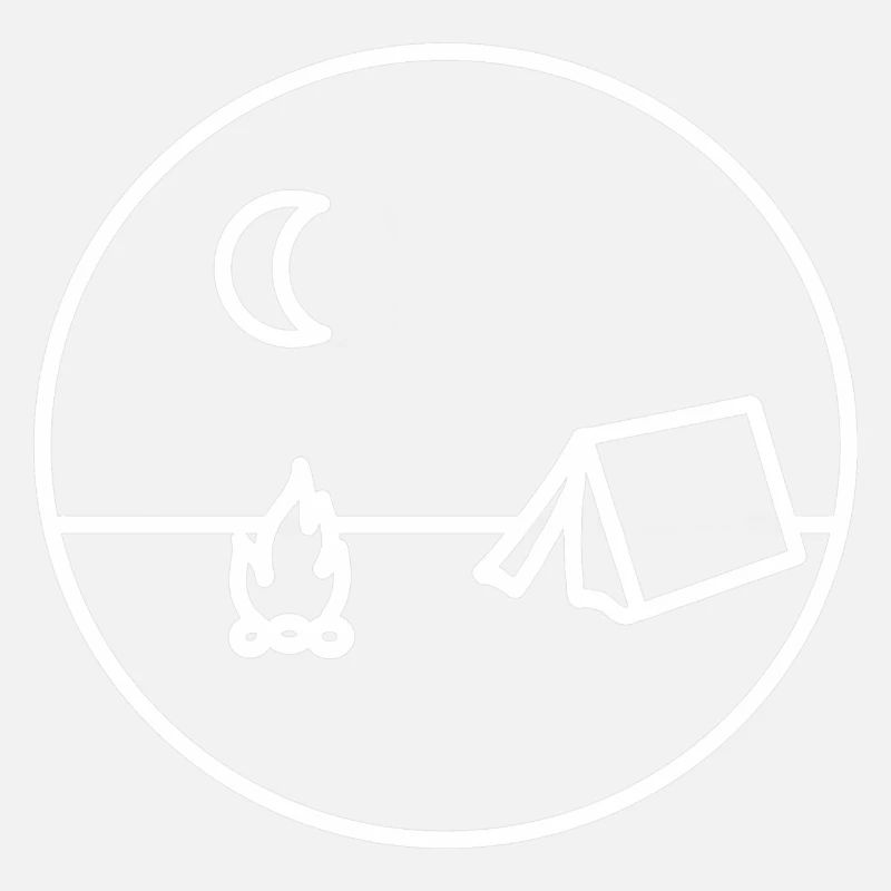 Camping -midnight + campfire