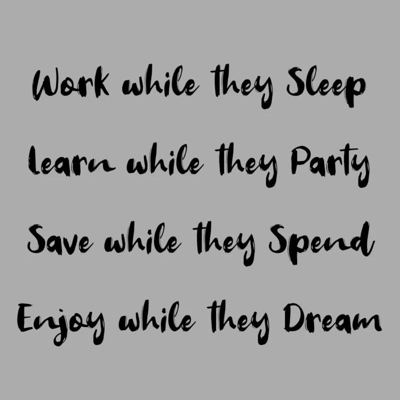 Work while they sleep!