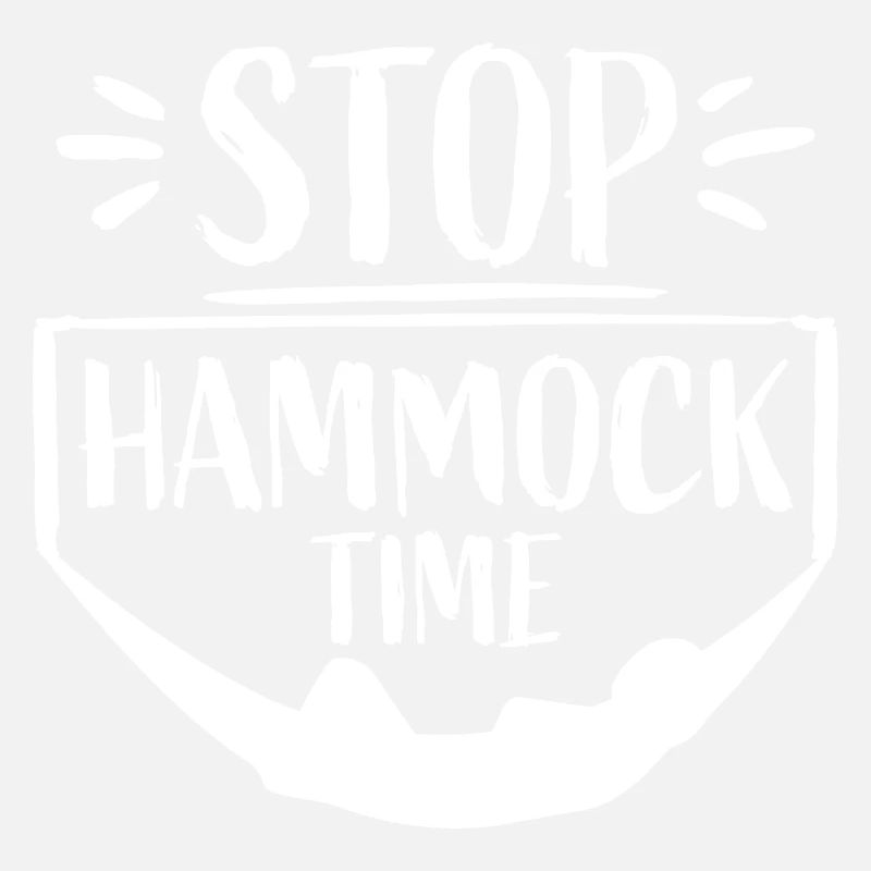 Funny Stop Hammock Time Relaxing Sleeping Camping