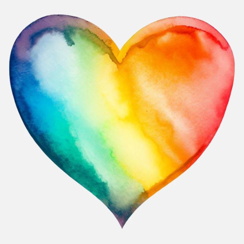Regenbogen-Herz
