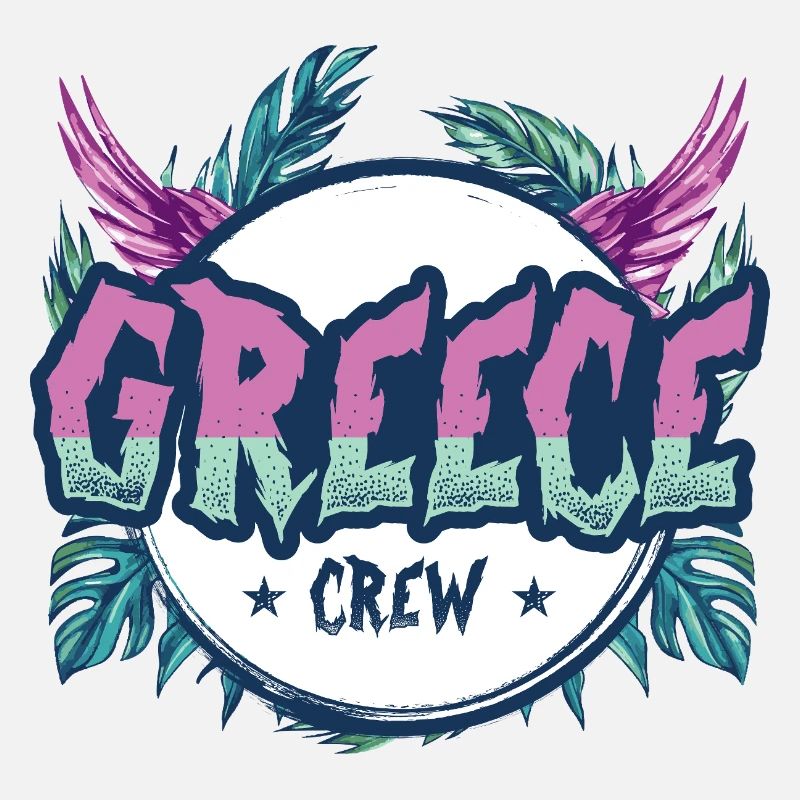 Greece Crew Colorful