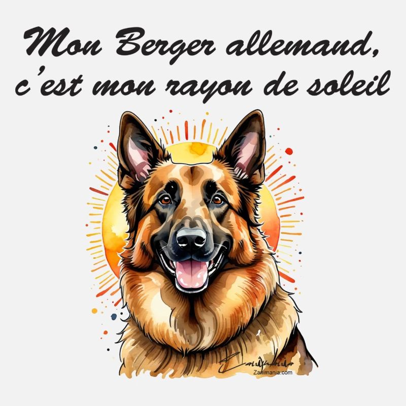 Berger allemand rayon de soleil