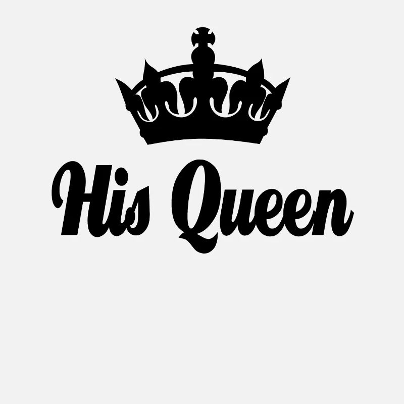 Partnershirt His Queen - Valentinstag's Geschenk