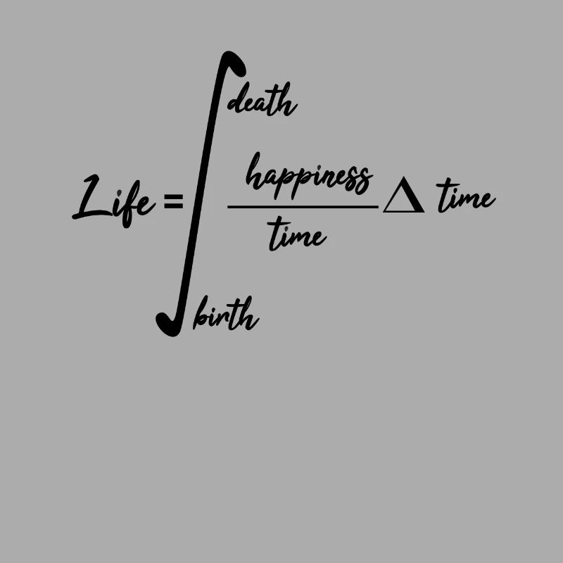 Cadeau de professeur mathématicien formule de vie math