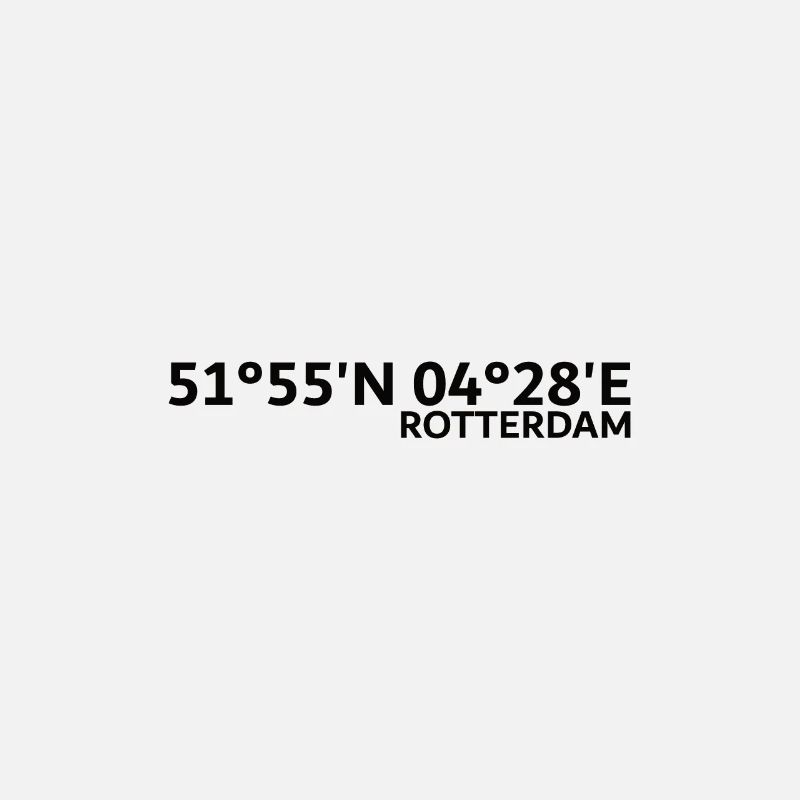 Coordonnées de Rotterdam