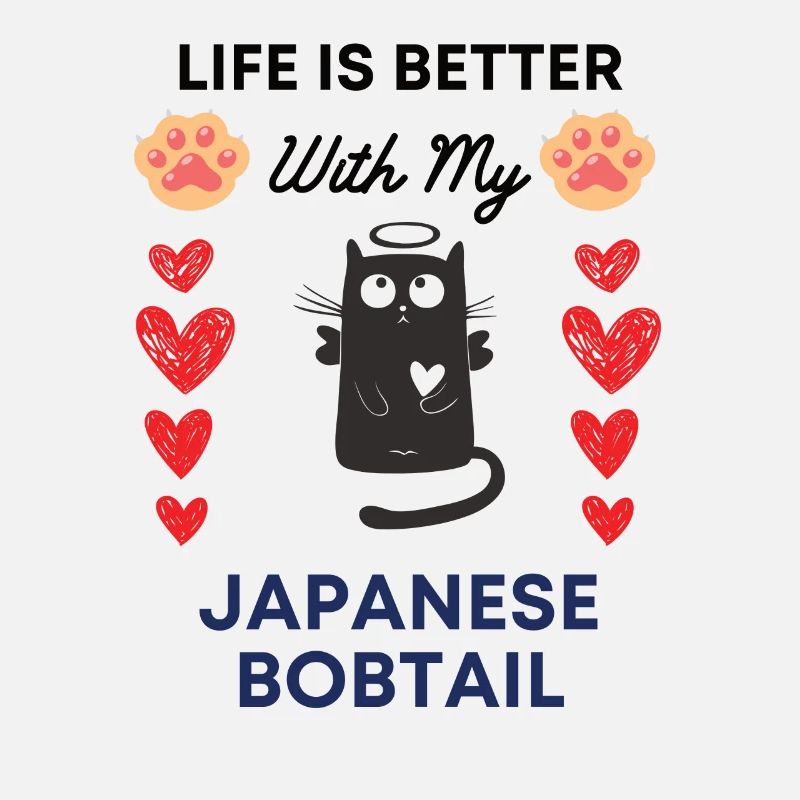 Bobtail japonais Chat japonais à queue de velours