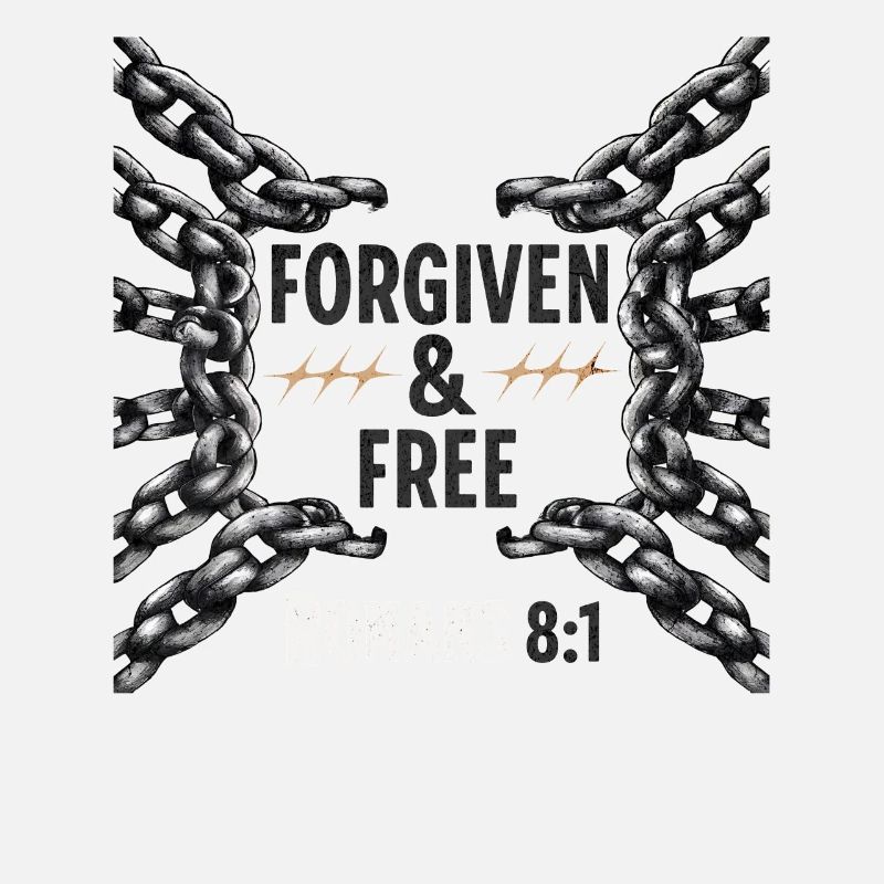 Forgiven and Free Romans 8:1 Broken Chains