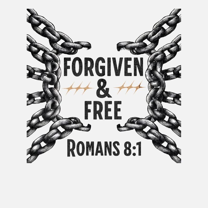 Forgiven and Free Romans 8:1 Broken Chains