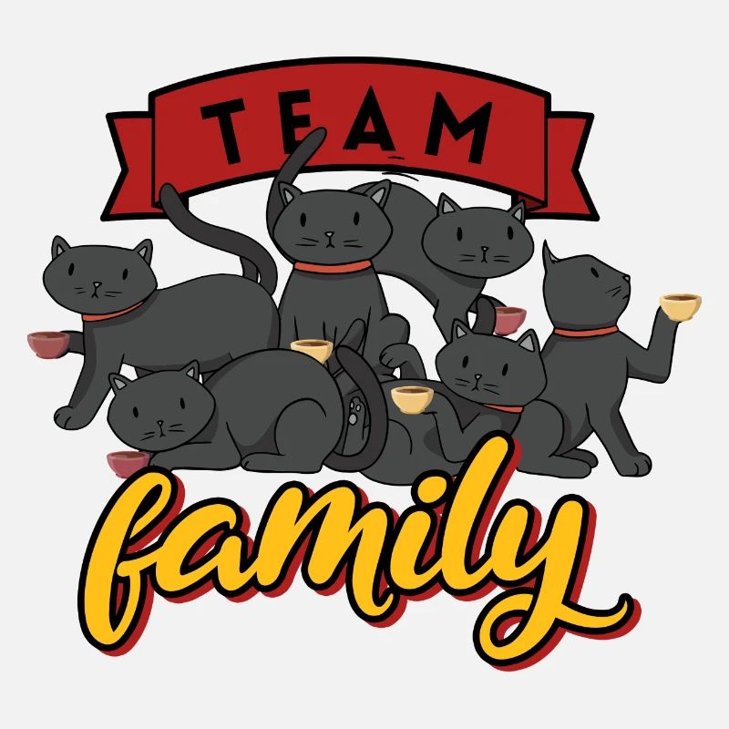 équipe famille chat café chef de soirée