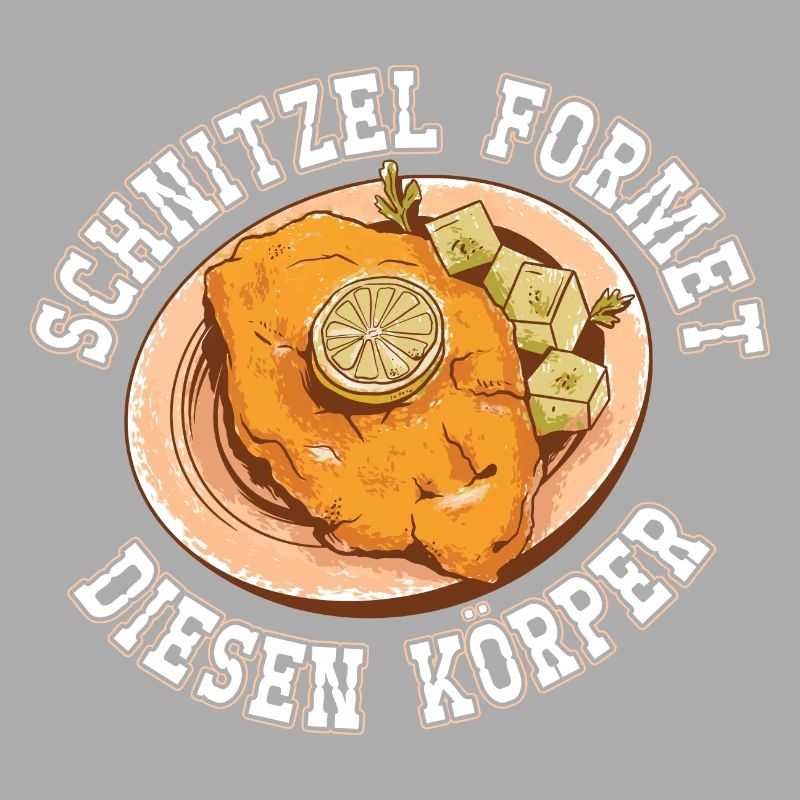 Schnitzel formte diesen Körper Schnitzelfan