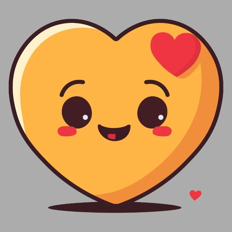 Liebesherz Illustration