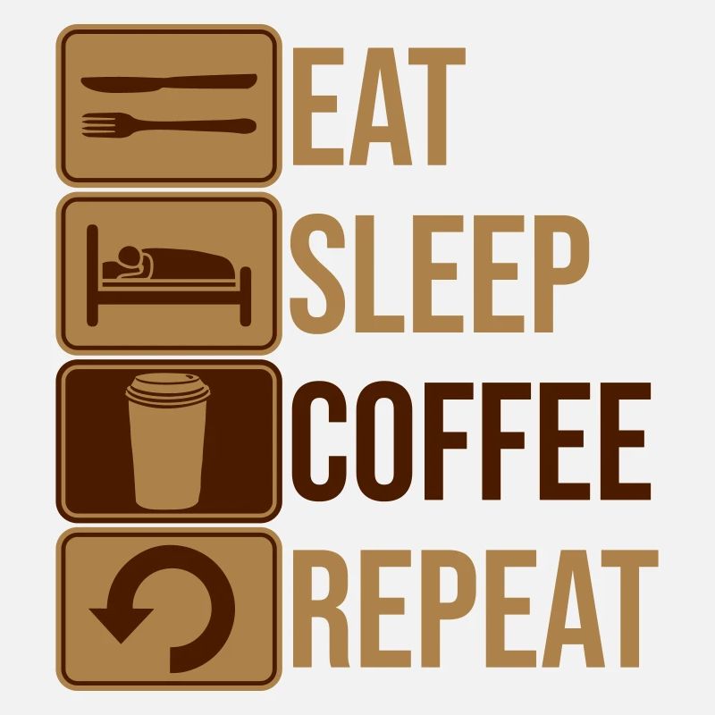 eat sleep coffee repeat