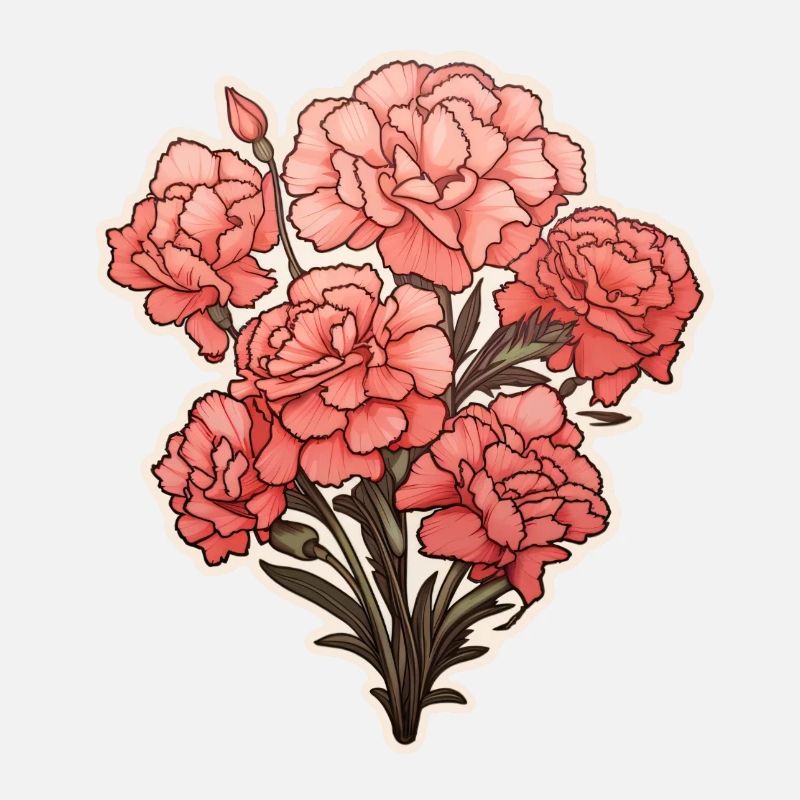 Oeillets Oeillet 6 Fleurs