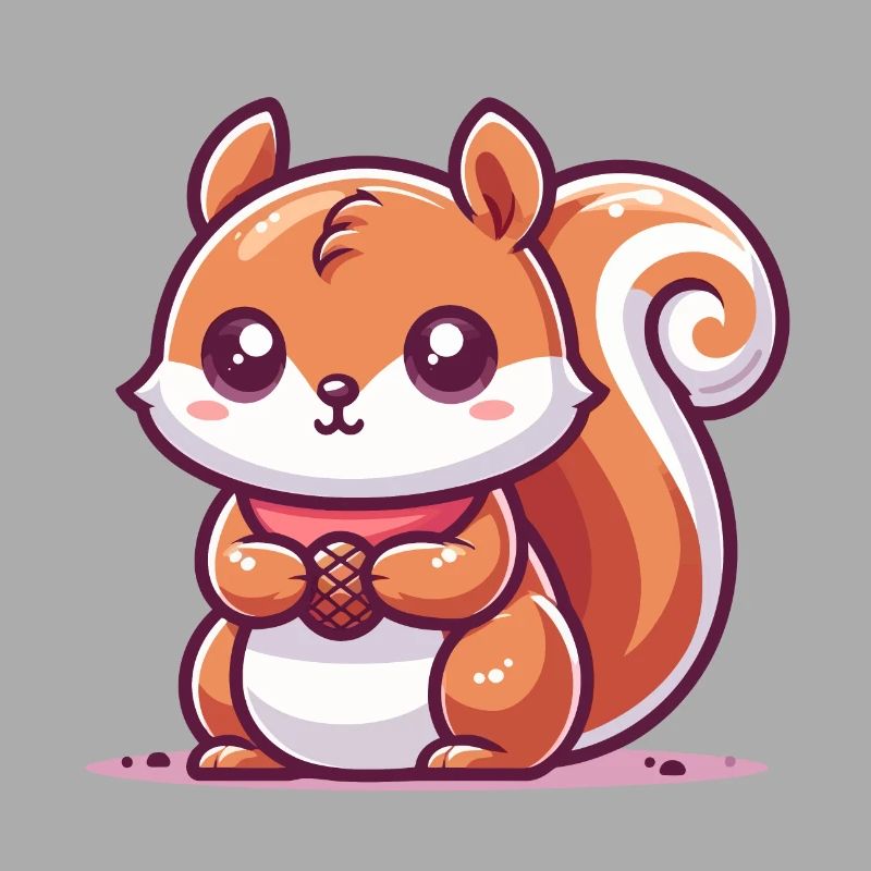 Eichhörnchen mit einem Samen