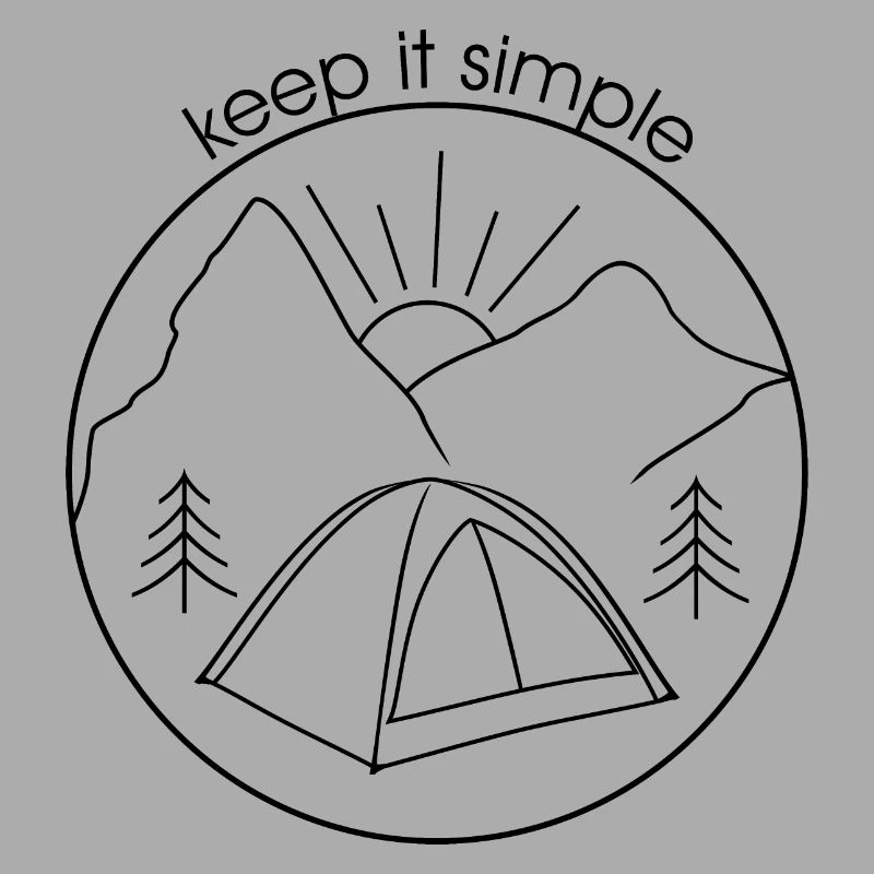 Keep it simple (schwarze Version)