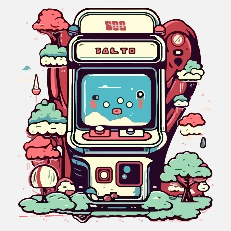 Borne d'arcade vintage