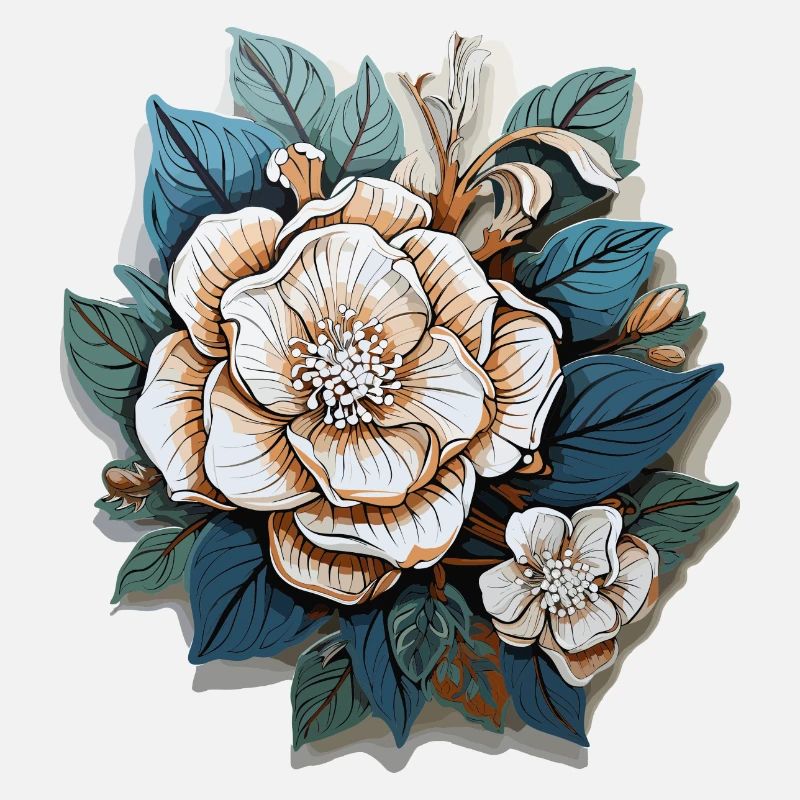 Fleurs blanches