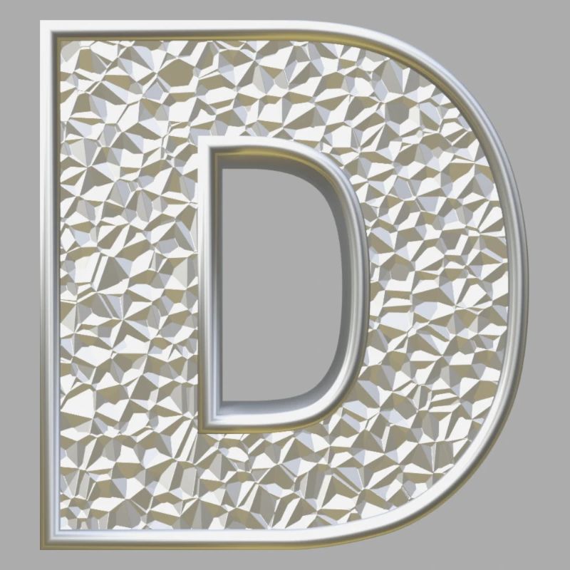 D, letter, letter D, initial, initial D, monogram,