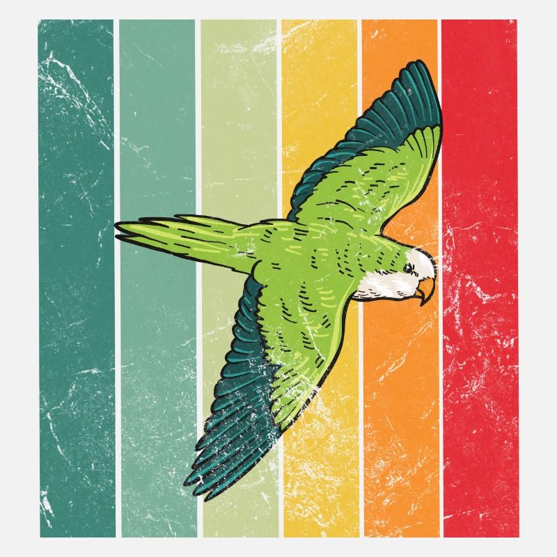Quaker parrot retro