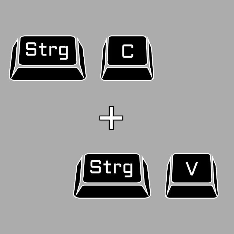 Ctrl c Ctrl v Keyboard Computer Copy Gift