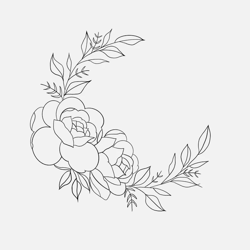 Lune florale