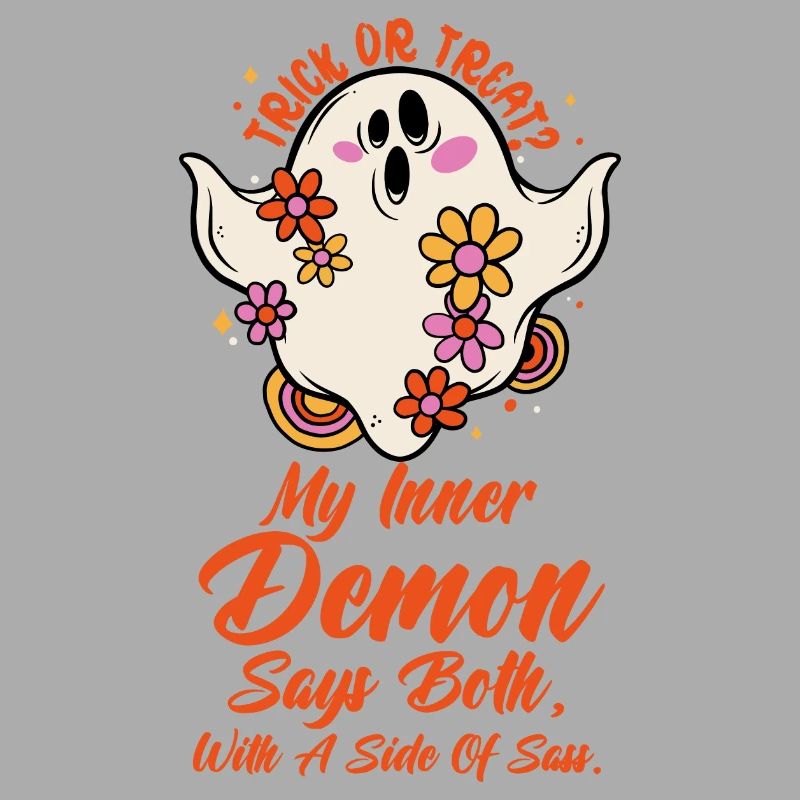 Dämon Halloween Leckerli Oder Trick Sarkastische Frechheit