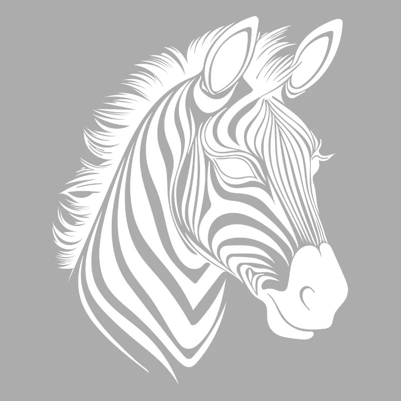 Zebra Elegant with beautiful striped pattern