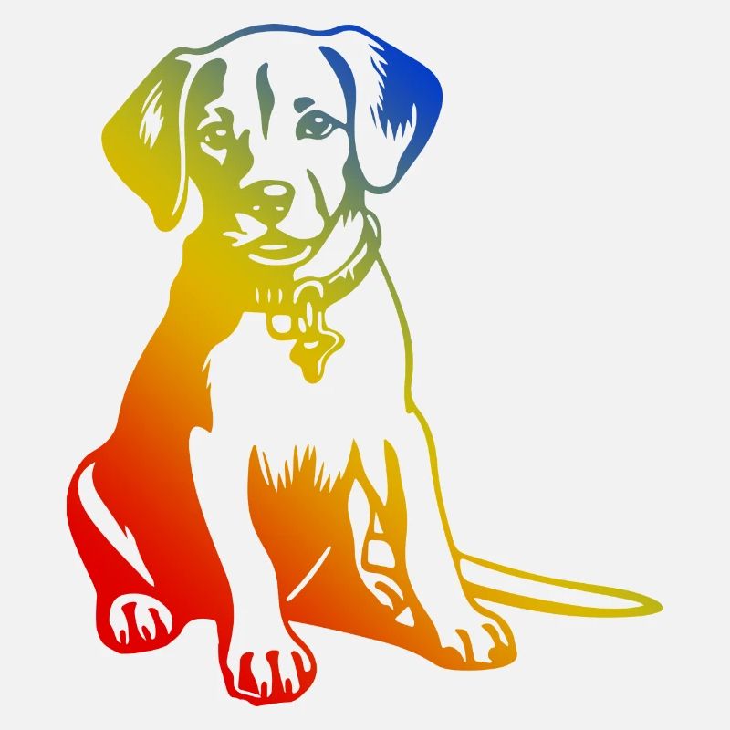 Beagle Hund Bunt