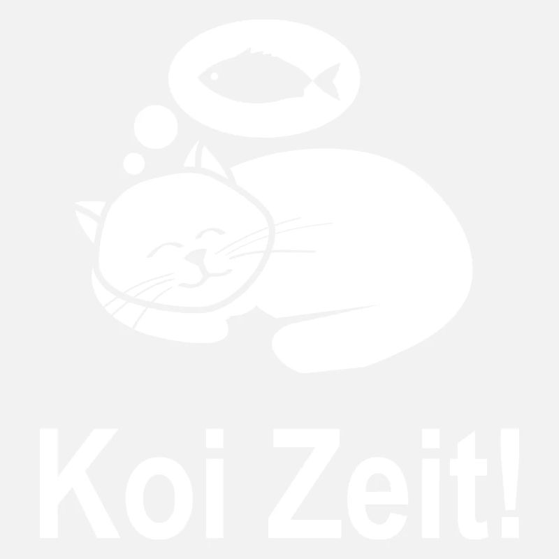 Koi Zeit Schlafen Träumen Süße Katze